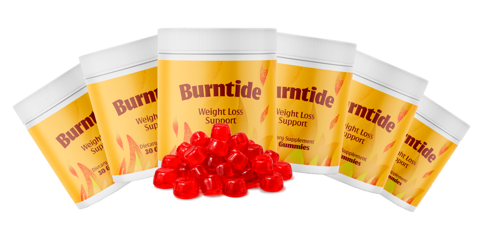 Burntide Gummies 6 jars