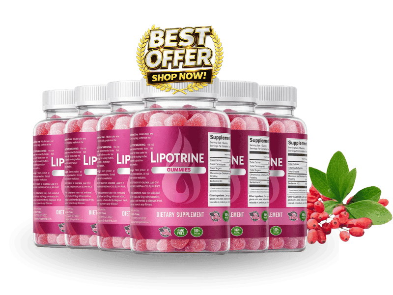 Lipotrine Gummies 6 bottles